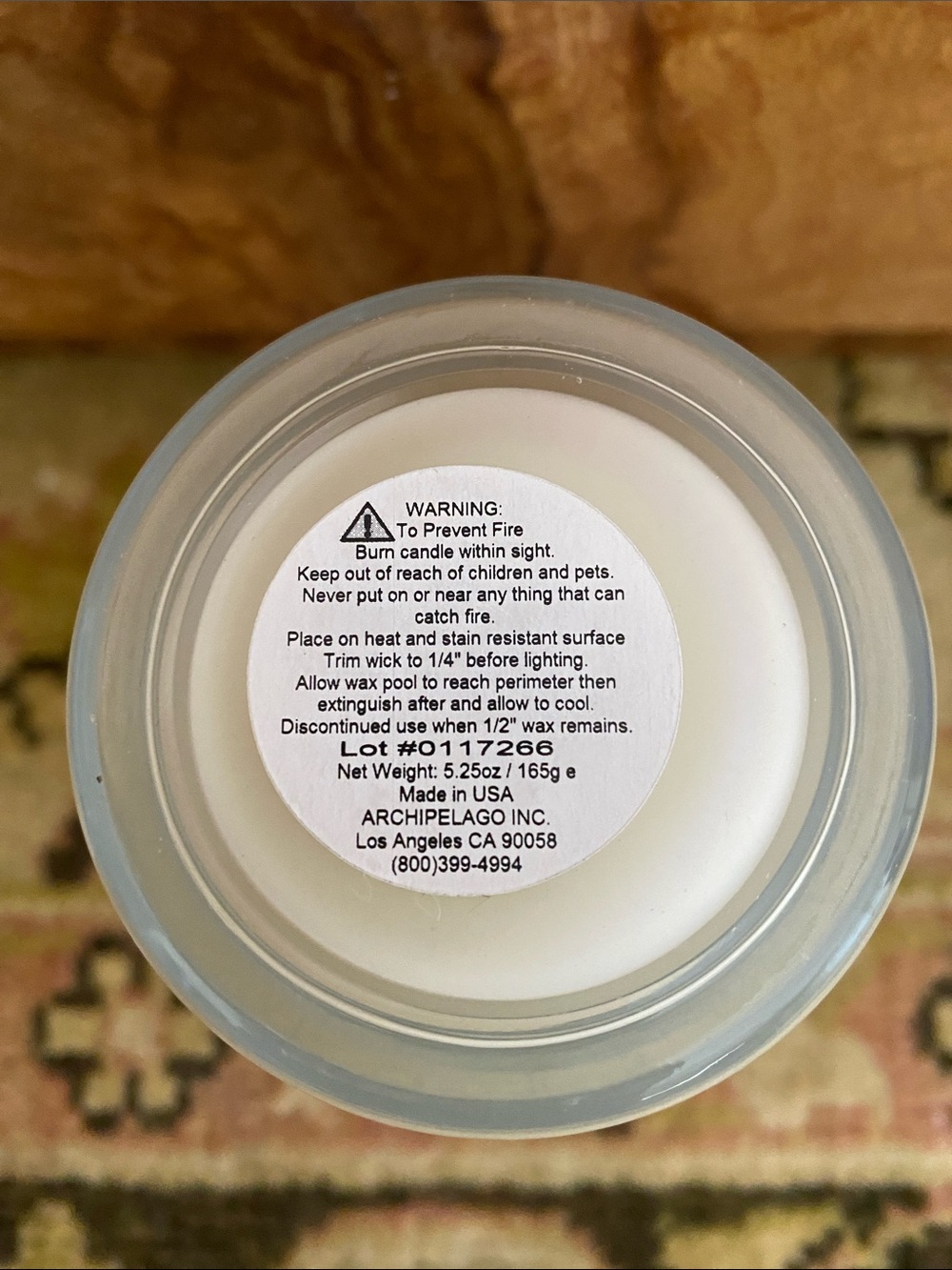 NEW✨Archipelago Botanical Soy Candle 5.25 ounce - Picture 7 of 8